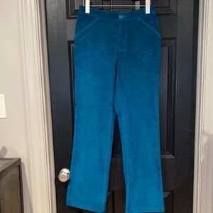 Teal Corduroy Pants Size 8